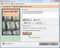 Schermata di PDFs 2 One 1.0