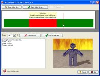 A screenshot of the program MPEG AVI DVD Cutter 1.0